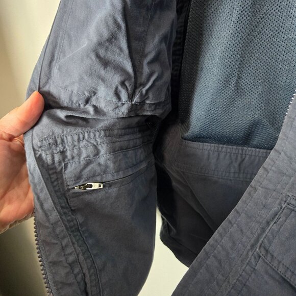 Duluth Trading Men's Size L Fire Hose DuluthFlex Working Man's Vest Blue Canvas - Picture 6 of 11